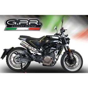 GPR m3 Edelstahl Slip-On Auspuff genehmigt für Husqvarna Svartpilen 401