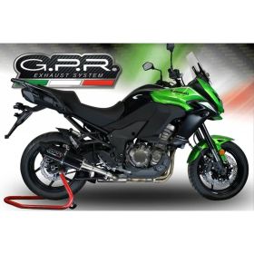 GPR Slip-On Exhaust Furore Evo4 Black for Kawasaki Versys 1000 i.e 2017-2018