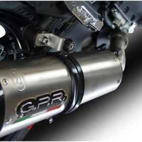 Silencieux en acier inoxydable GPR m3 Slip-On pour Kawasaki Versys 1000 i.e 2017-2018