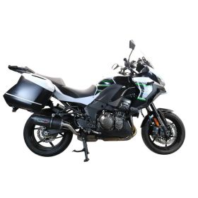 GPR Slip-On Auspuff Furore Evo4 Schwarz für Kawasaki Versys 1000 i.e 2019-2020