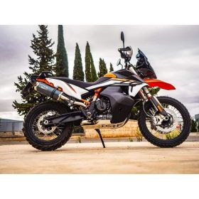 GPR Dual Poppy Slip-On Auspuff für KTM Adventure 890 2020-2024