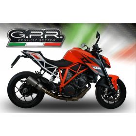 GPR M3 Edelstahl Slip-On Auspuff für KTM Super Duke 1290 R 2017-2019