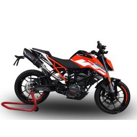 GPR Slip-On Exhaust Furore Evo4 Black Approved for KTM Duke 125