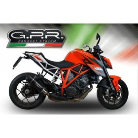 GPR Slip-On Auspuff Furore Evo4 Schwarz für KTM Super Duke 1290 R