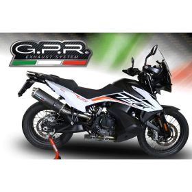 GPR Dual Poppy Slip-On Auspuff für KTM Adventure 790 2018-2020