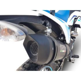 GPR Slip-On Exhaust Furore Evo4 Black Homologated for Malaguti Dune 125 2019-2020