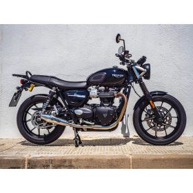 GPR Vintage Cone Slip-on Exhausts approved for Triumph Street Twin 900 2020-2021