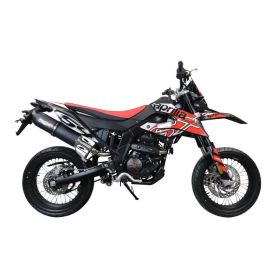 GPR Slip-On Auspuff Furore Evo4 Schwarz Genehmigt für Aprilia RX 125 2021-2024