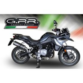 GPR Dual Poppy Slip-On Schalldämpfer für BMW F 750 GS