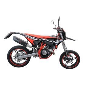 GPR Evo4 Poppy Slip-On Auspuff genehmigt für Beta RR 125 4T Enduro 2021-2024