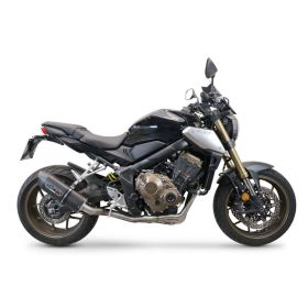 Échappement complet GPR Furore Evo4 Noir avec catalyseur pour Honda CB 650 R 2021-2023