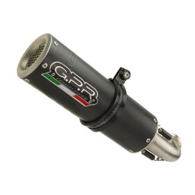 Silencieux noir complet GPR m3 certifié avec catalyseur pour Keeway Rkf 125 2021-2023