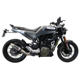 GPR Deeptone Edelstahl Slip-On Auspuff für Husqvarna Svartpilen 401 2021-2023