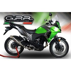 GPR Powercone Evo Slip-On Auspuff genehmigt für Kawasaki Versys-X 300 2022-2023
