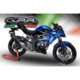 GPR Slip-On-Auspuff Furore Evo4 Schwarz für Kawasaki Ninja 125 2021-2023