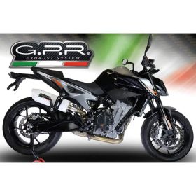 GPR Albus Evo4 Slip-On Exhaust for KTM Duke 790 2021-2024