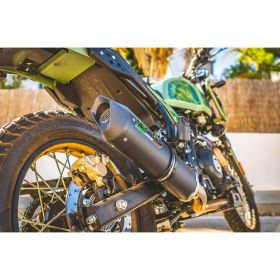 GPR Slip-On Auspuff Furore Evo4 Schwarz Genehmigt Royal Enfield Himalayan 410 2021-2024