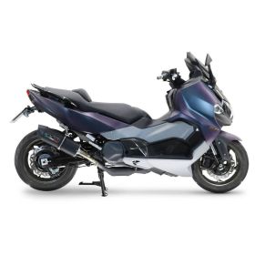 GPR Furore Evo4 Schwarz Slip-On Auspuff für Sym Maxsym TL 508