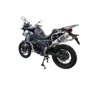Marmitta slip-on GPR satinox omologata per voge 650dsx
