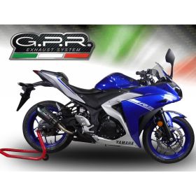 Marmitta slip-on GPR gp evo4 poppy per yamaha mt-03 2021-2024
