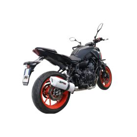 Système échappement complet GPR Albus Evo4 et catalyseur pour Yamaha MT-07 2021-2024
