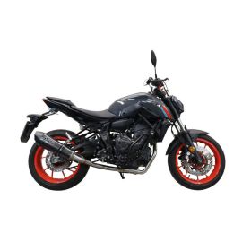 Marmitta completa GPR gp evo4 poppy con catalizzatore per Yamaha Mt-07