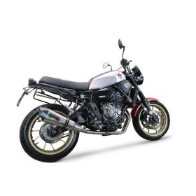 Échappement complet en titane GPR evo4 avec catalyseur pour Yamaha Xsr 700 2021-2024