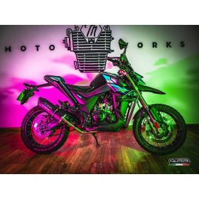 Échappement complet GPR furore evo4 noir avec catalyseur pour Zontes GK 125