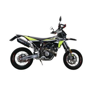 GPR Slip-On-Auspuff Furore Evo4 schwarz genehmigt für Fantic Motor XMF 125
