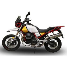GPR Trioval Slip-On Exhaust for Moto Guzzi V85 TT 2021-2023