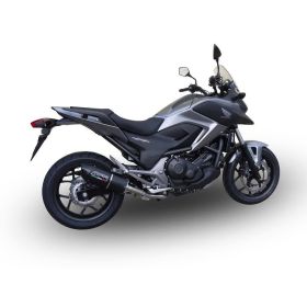 GPR schwarzer Slip-On Auspuff für Honda NC 700 X/S DCT