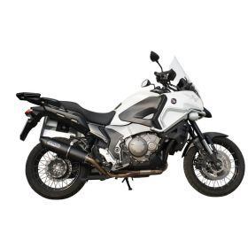 GPR Furore Black Slip-On Auspuff für Honda VFR1200X Crosstourer