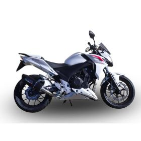 GPR Slip-On Exhaust Black Fury for Honda CB 500 F 2013-2015