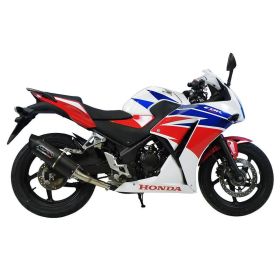 GPR Racing Slip-On Auspuff Furore Schwarz für Honda CBR 300 R