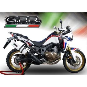 GPR Albus Keramik Slip-On Auspuff für Honda CRF 1000 L Africa Twin