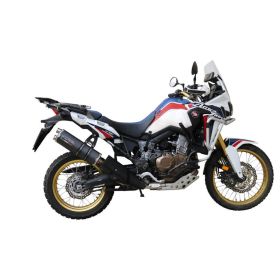 GPR Dual Poppy Slip-On Auspuff für Honda CRF 1000 L Africa Twin 2015-2017