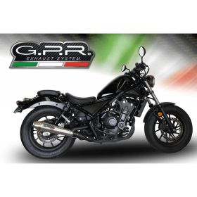 GPR Ultracone Slip-On Auspuff für Honda CMX 500 Rebel 2017-2020