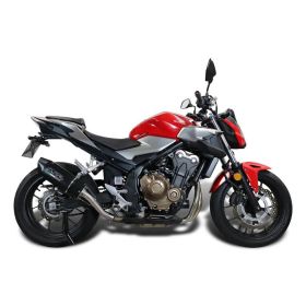 Marmitta slip-on GPR furore nero per honda cb 500 f 2019-2020