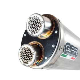GPR Dual Edelstahl Slip-On Auspuff für Honda XL750 Transalp 750