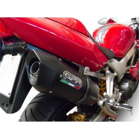 Silencieux GPR High Fury Black Slip-on approuvés pour Honda VTR 1000 F Firestorm