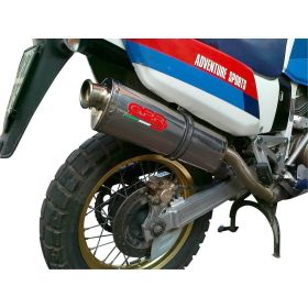 GPR Trioval Slip-On Auspuff für Honda Africa Twin NXR/XRV 750 RD04