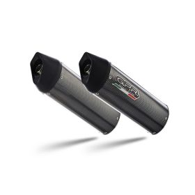 GPR Slip-On Schalldämpfer Furore Poppy genehmigt für Honda VTR 1000 SP-2