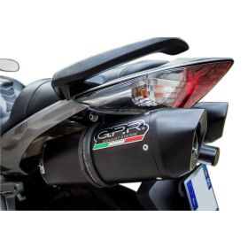 Silencieux vertical GPR Slip-on Black Fury approuvé pour Honda VFR 800 V-Tec