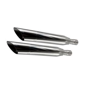 Silencieux GPR Slash Inox Slip-on approuvés pour Harley Davidson Sportster 883 2004-2009