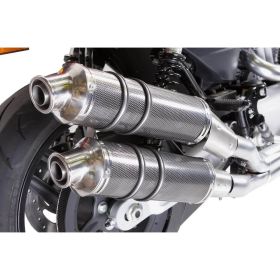 GPR Poppy Rundschalldämpfer genehmigt für Harley Davidson XR 1200