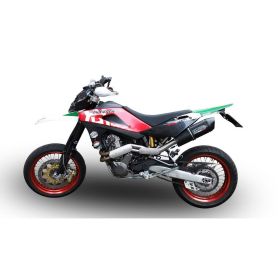 Silencieux GPR slip-on avec catalyseur noir furore approuvé pour Husqvarna TE 610 E/SM