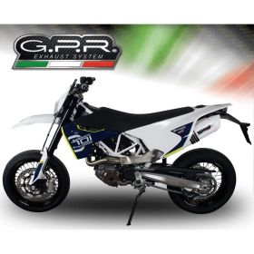 GPR Albus Ceramic Slip-On Exhaust for Husqvarna Enduro 701