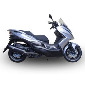 GPR homologated exhaust terminal black fury for Hyosung Comet 650 GT/R