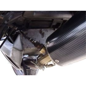 Marmitta slip-on GPR satinox omologata per kawasaki er 6 n/f