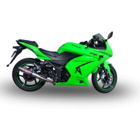 GPR Deeptone Edelstahl Slip-On Auspuff genehmigt für Kawasaki Ninja 250 R